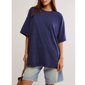 NWT Free People x We The Free Devon Tee in Eclipse